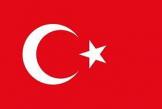 Vlajka Turecko.